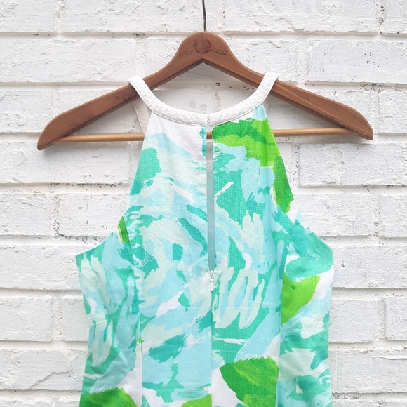 Lilly Pulitzer Pearl Shift Dress in Poolside Blue - Picture 6 of 9